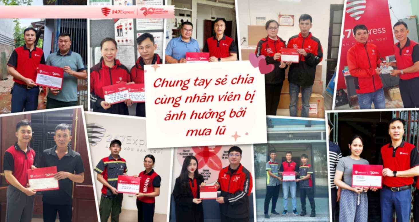 Kết nối & Chia sẻ, tiếp sức sau bão lũ