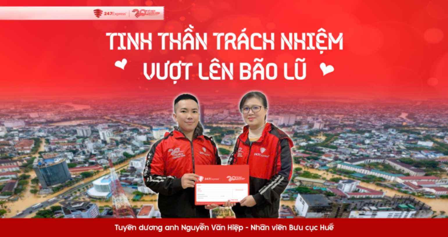 Hành động kịp thời: Câu chuyện từ bưu cục Huế trong mùa lũ